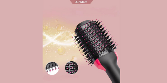 Obtenez une Coiffure Professionnelle à la Maison avec le AirGlam - Sèche Cheveux Brosse